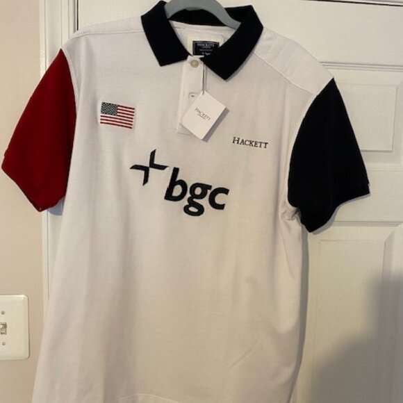 Hackett London BGC 911 Charity Day USA Men's 9/11 NYC NWT Polo Shirt - Picture 1 of 13
